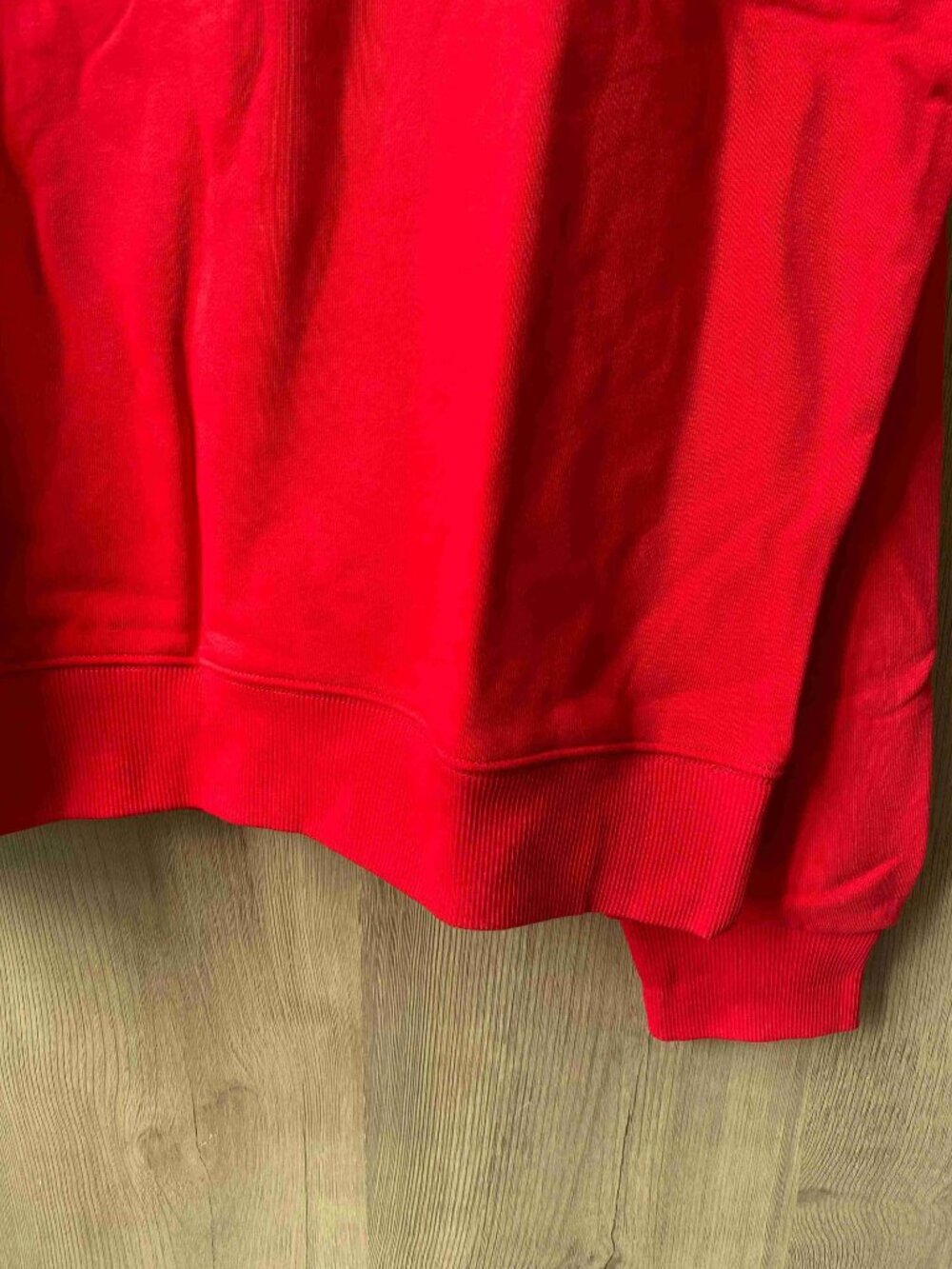 PARKE Red Letter Patch Mock Neck Sweatshirt - Picture 4 of 6